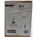 Nuvo Lighting 60-479 Wistaria Lighting Sateen Pendant in Satin Brass Finish