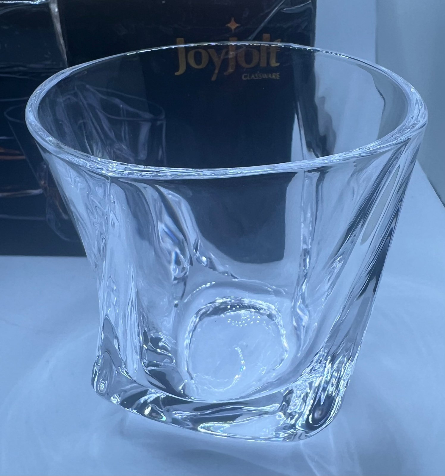 Joyjolt Aurora Crystal Whiskey Glasses 8Oz (Set of 2)