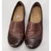 Hush Puppies Womens Size 8M Verse Brown Leather Slip-On Comfort Loafer Shoes
