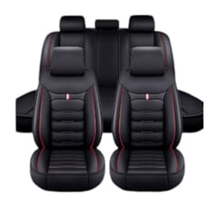 Dodge Challenger Leather Full Set Car Seat Covers Front Rear Cushion