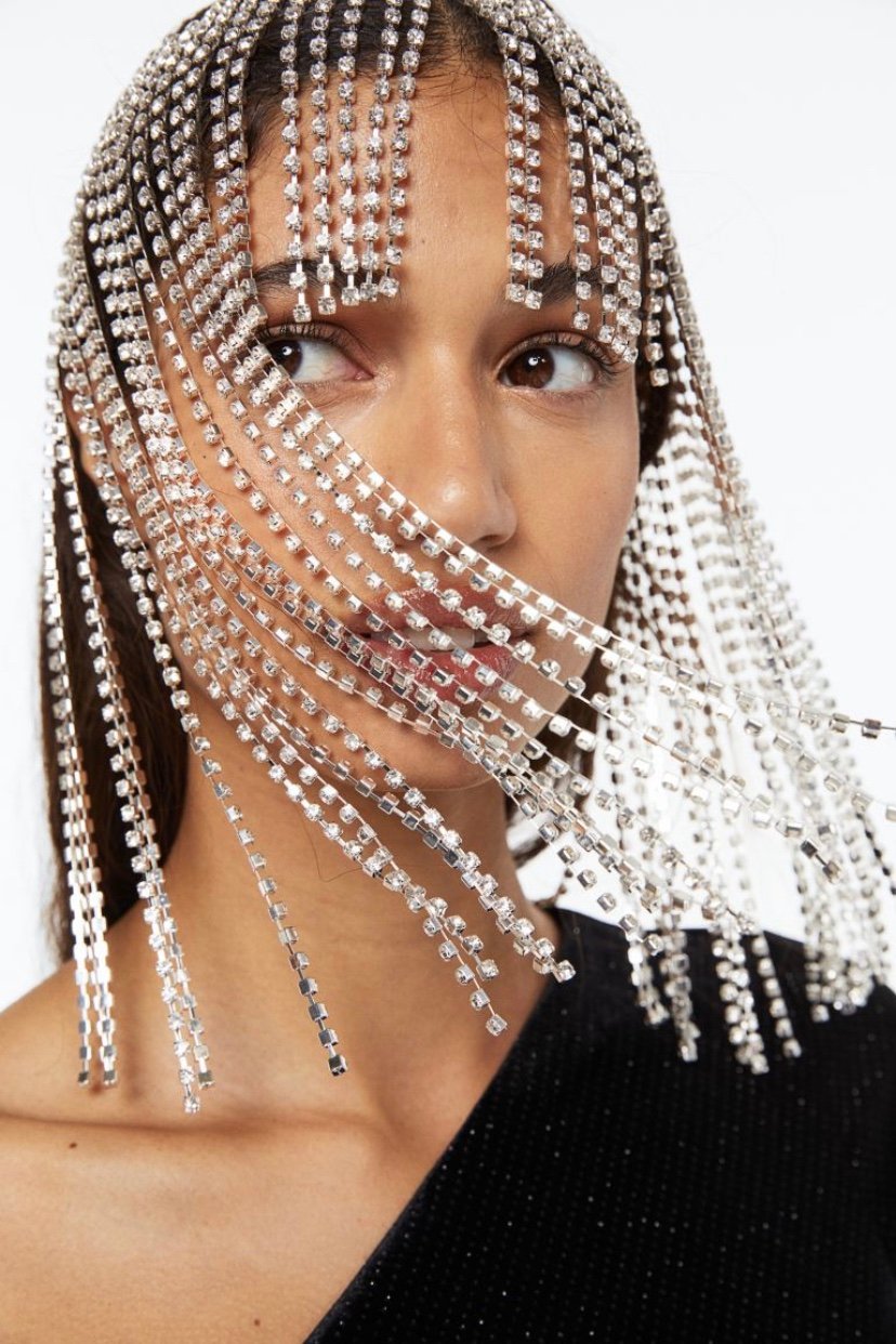 Rhinestone Head covering