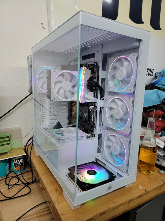 CORSAIR 3500X ARGB Mid-Tower ATX PC Case – Panoramic Tempered Glass – case only
