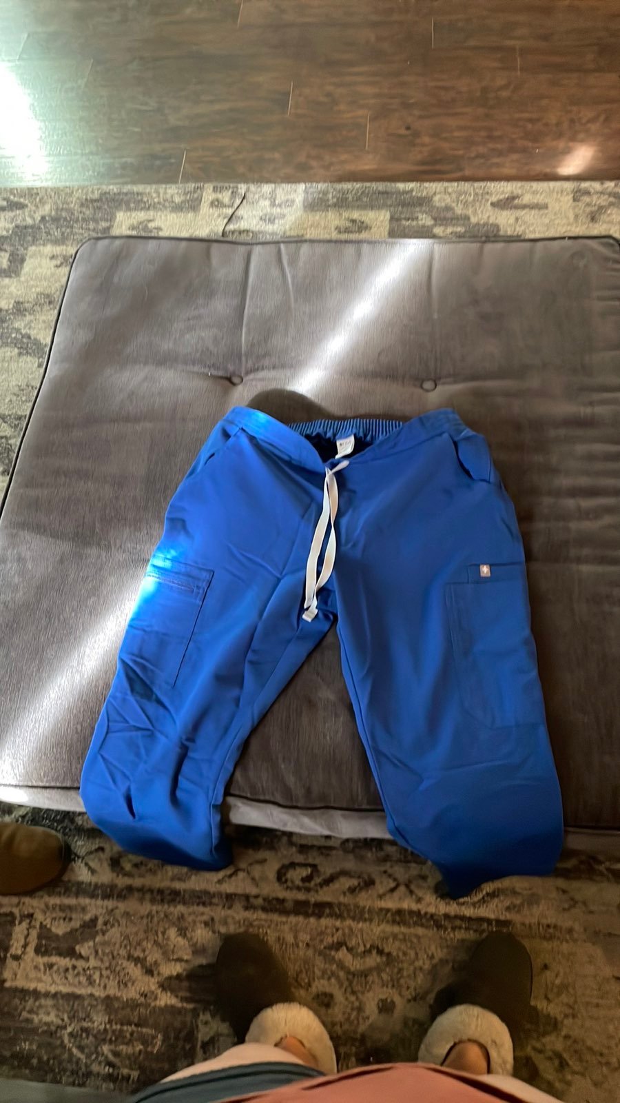 FIG Clothing Yola Skinny Scrub Pants in Royal Blue