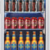 Advanics 20 Inch Wide Built in Beverage Refrigerator with Clear Glass Front Door