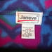 Women's Janeve Vintage 90s Pullover 1/4 Zip Colorful Size Medium with pockets