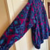 Women's Janeve Vintage 90s Pullover 1/4 Zip Colorful Size Medium with pockets