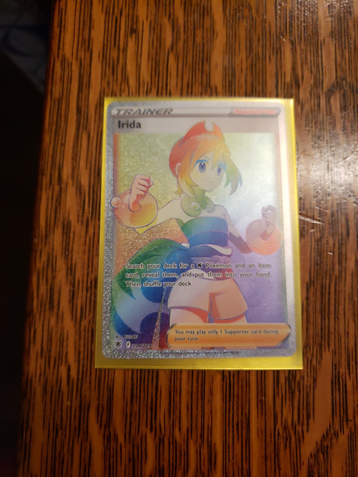 Pokemon lot 4 cards Irida secret rare