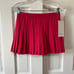 Lululemon High-Rise Pleated Tennis Skirt Colour Cherry Mist Sz 6