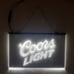 Coors Light LED Sign Beer Man Cave - Bar - Pub