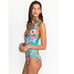 Johnny Was Tie Dye Twist Keyhole One Piece - XL