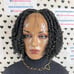 Short Curly Box Braid Lace Front Wig Boho Braids Wigs With Curly Synthetic Hair
