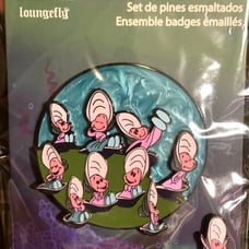 Disney Loungefly Baby Oysters Alice In Wonderland MOC 2 Pin Set