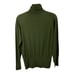 Boon The Shop Women's Sweater 100% Wool Turtleneck SZ XS Green Classic Split Hem