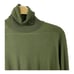 Boon The Shop Women's Sweater 100% Wool Turtleneck SZ XS Green Classic Split Hem