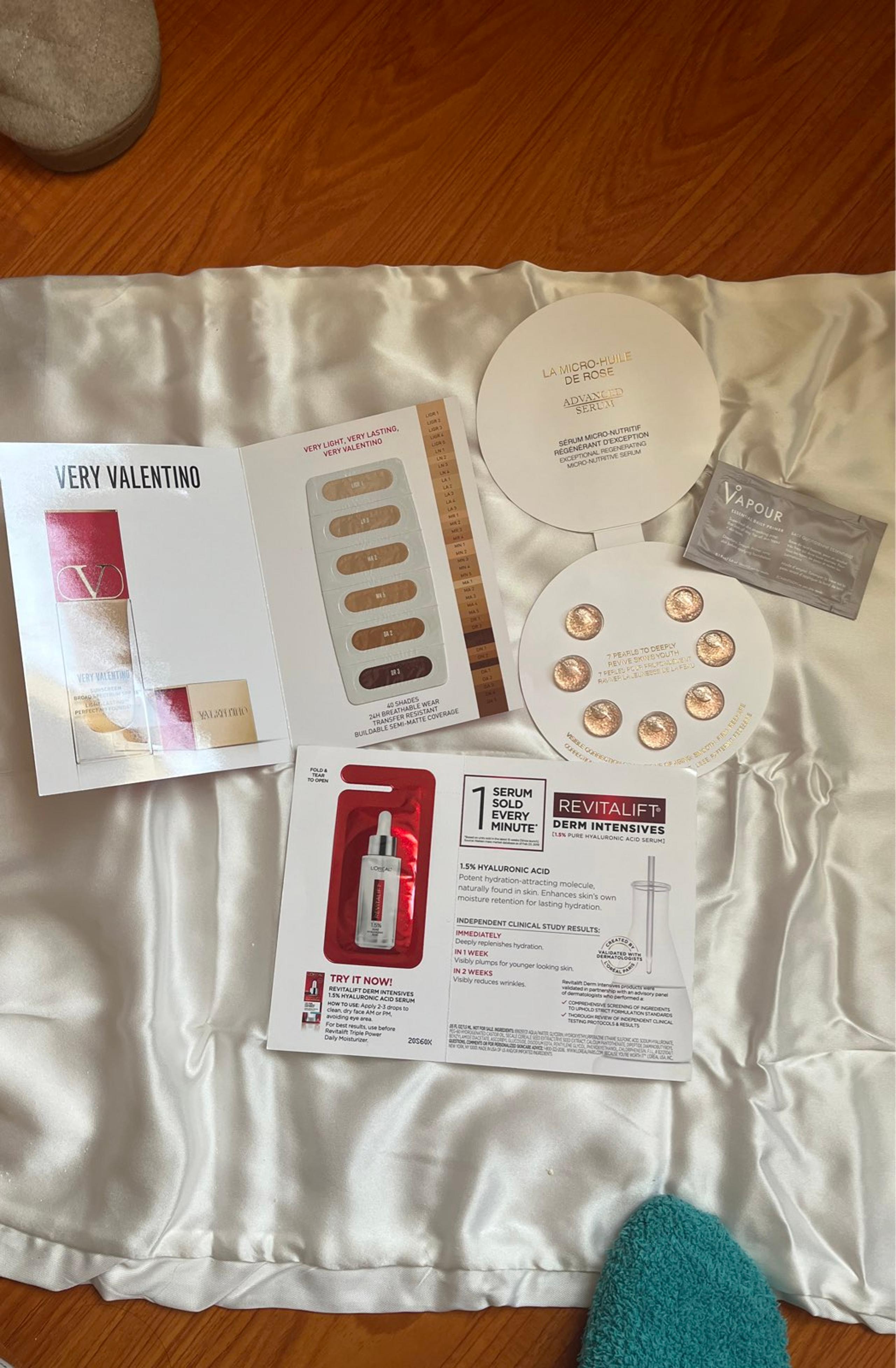 Dior skincare samples