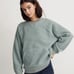 Madewell (Re)sourced Sherpa Sweatshirt | Size XL |