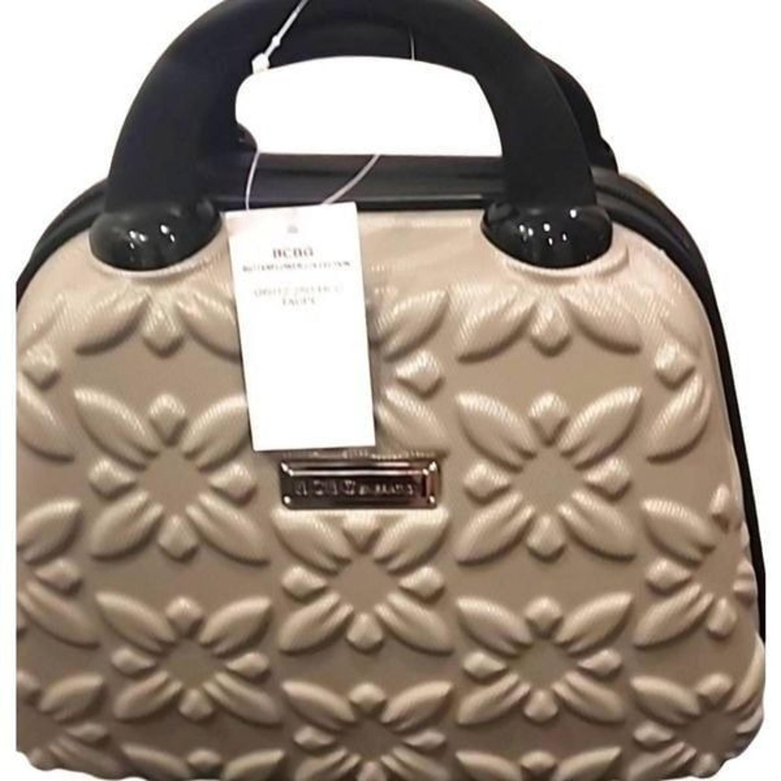 BCBGeneration Butterflower Collection Hard Side Cosmetic Travel Case