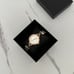 Women's Gold and White Watch