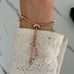 Women's Gold and White Watch