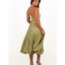 Petal & Pup Niamh Midi Dress Pleated Meadow Green Nwot Size XL