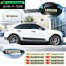 BRAND NEW UNIVERSAL 8PCS MUSTANG GLOWS IN THE DARK GREEN BADGE EMBLEM STICKER