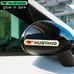 BRAND NEW UNIVERSAL 8PCS MUSTANG GLOWS IN THE DARK GREEN BADGE EMBLEM STICKER