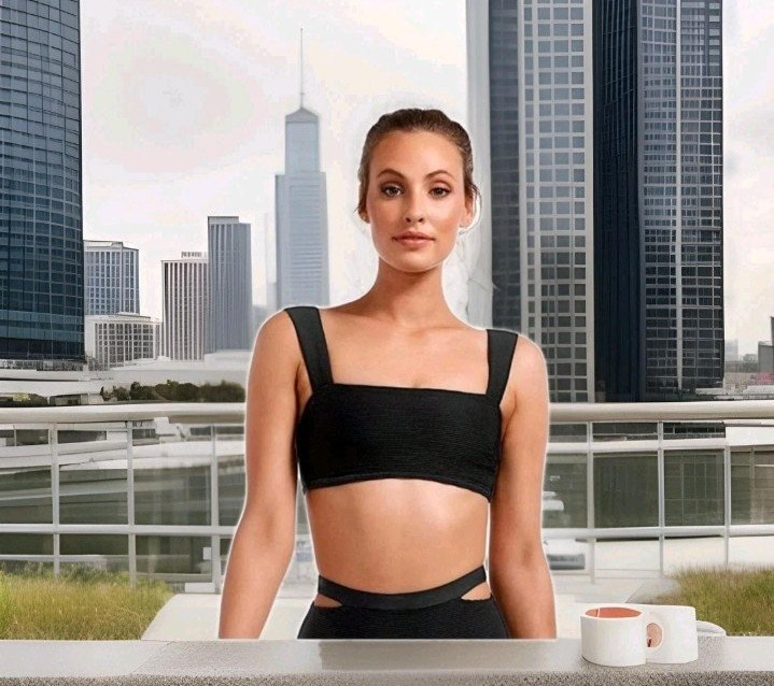 Vitamin A Bikini Set Vitamin A Black Swim Top 4XS+ bikiniXS New