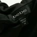 Bebe XS Black Silk Halter