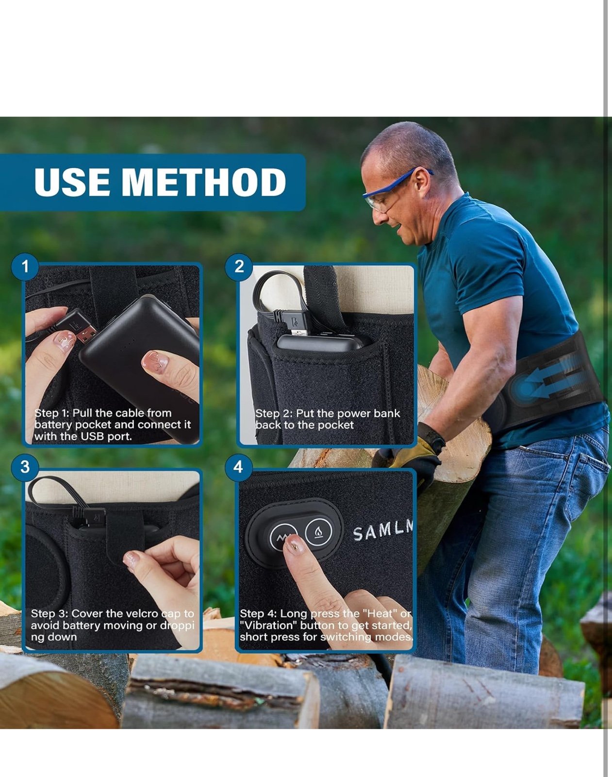heating back brace