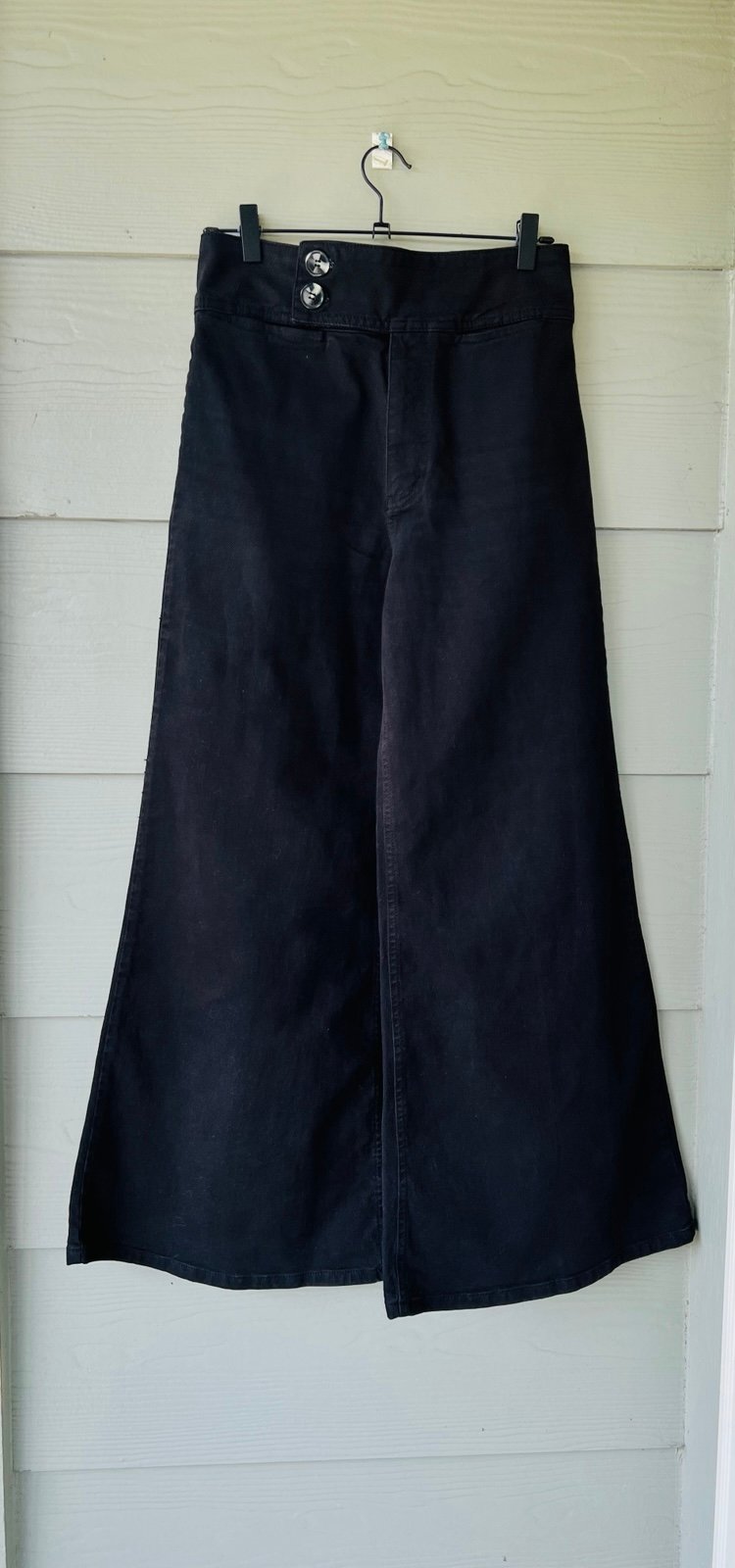 We The Free Youthquake Bell Bottom Blackwash High Waist Jeans