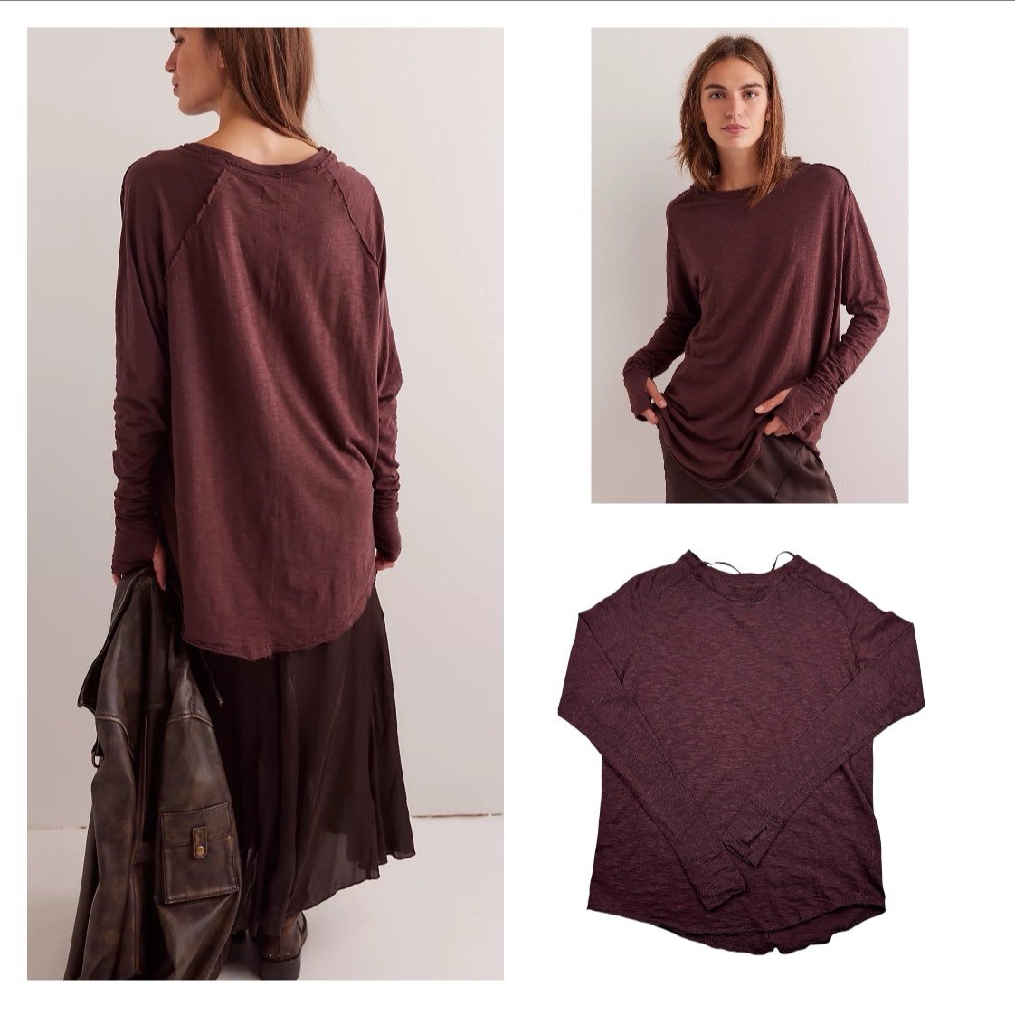 NWT Free People Arden Tee - XS