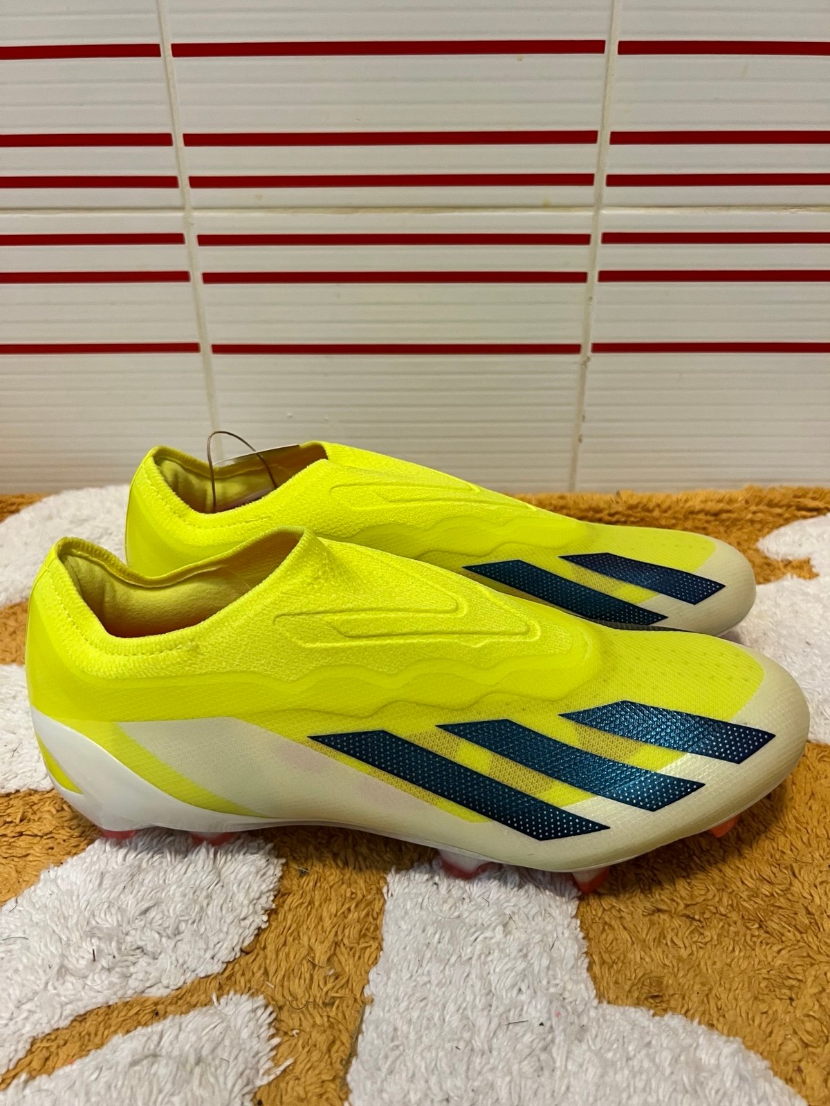 Men adidas X CRAZYFAST Mens 6.5 Elite Laceless Firm Ground Soccer Cleats