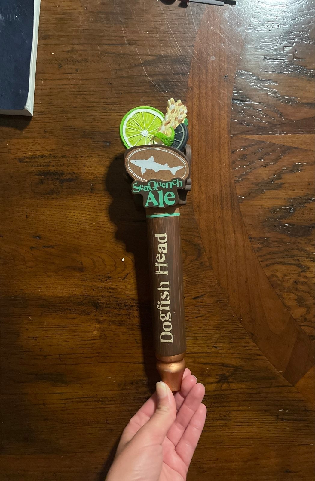DOGFISH HEAD SEAQUENCH ALE TAP HANDLE