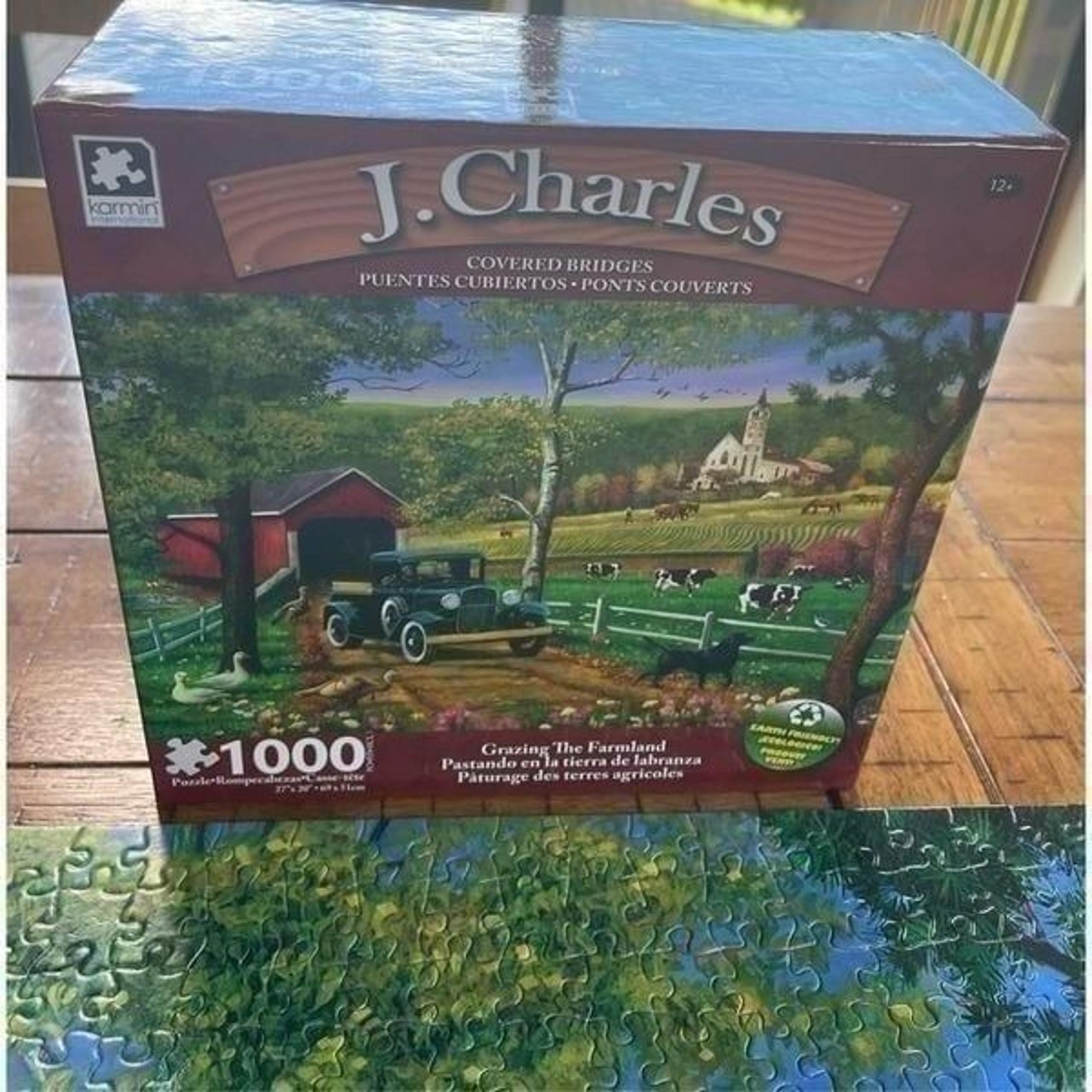Covered Bridge Jigsaw Puzzle