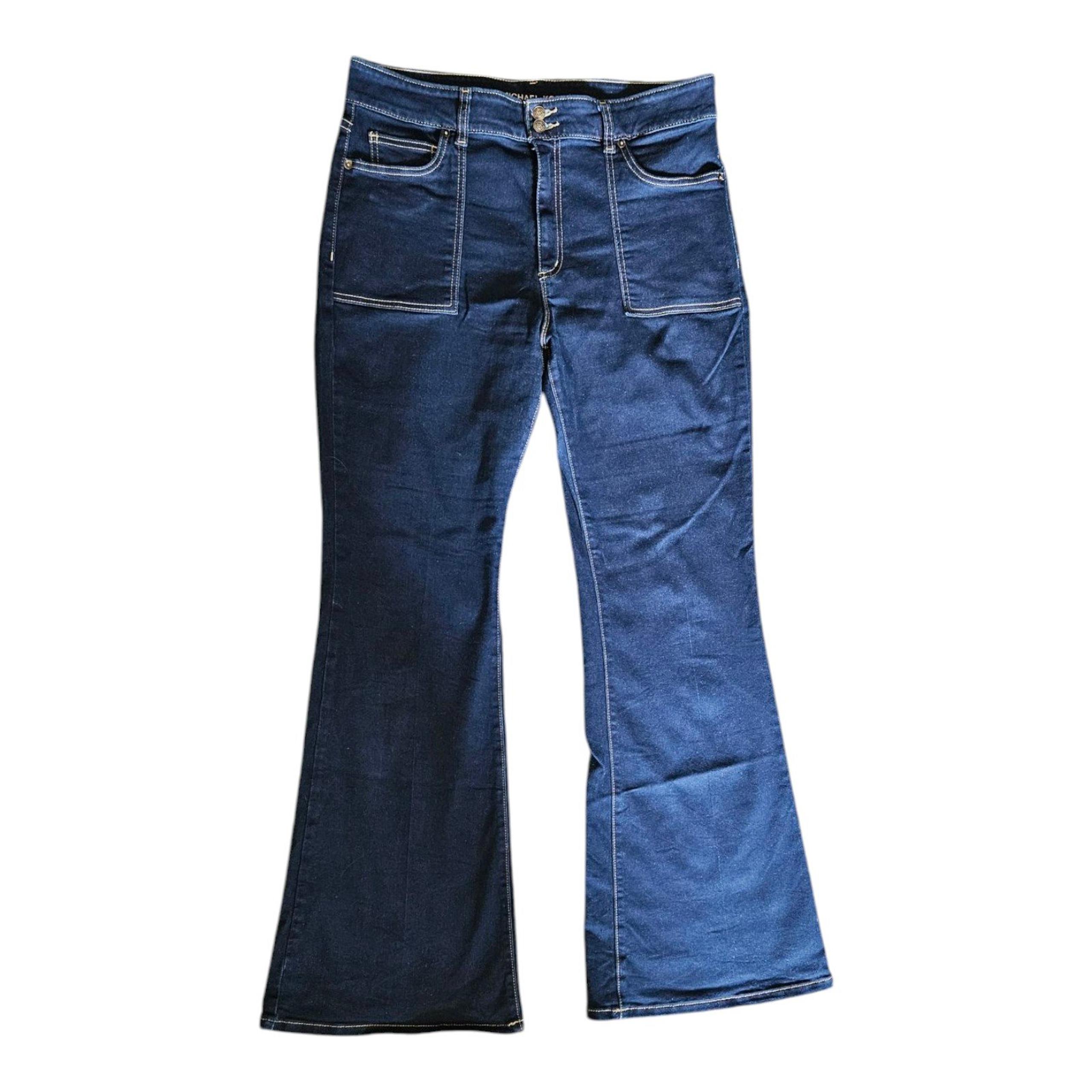 Michael Kors Womens Stretch Flare Jeans Size 14
