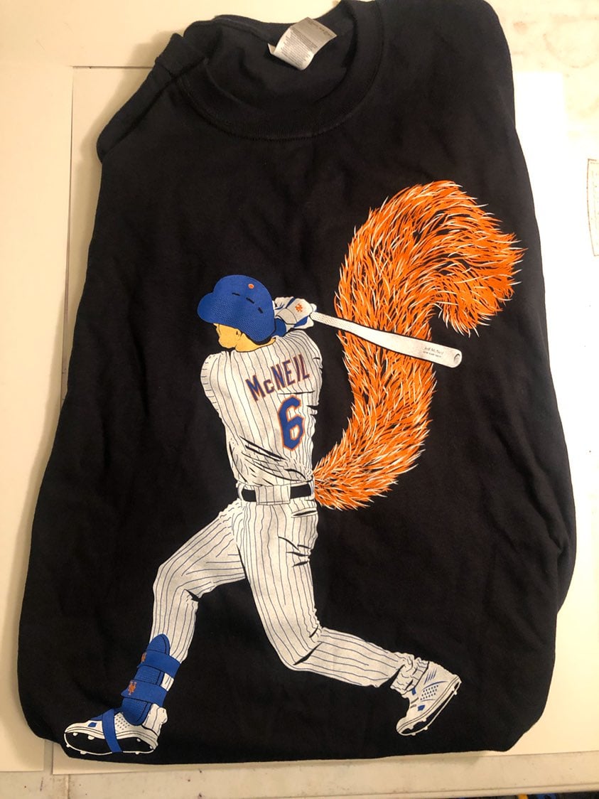 NY mets Mcneil Special editon shirt larg
