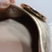 Tory Burch Mini Travel Flat Gold Sz 9.5 M