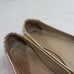 Tory Burch Mini Travel Flat Gold Sz 9.5 M