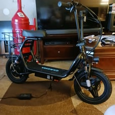 Caroma 1200W Peak Electric Scooters for Adults, 14 Fat Tire, 500Wh Battery, 30