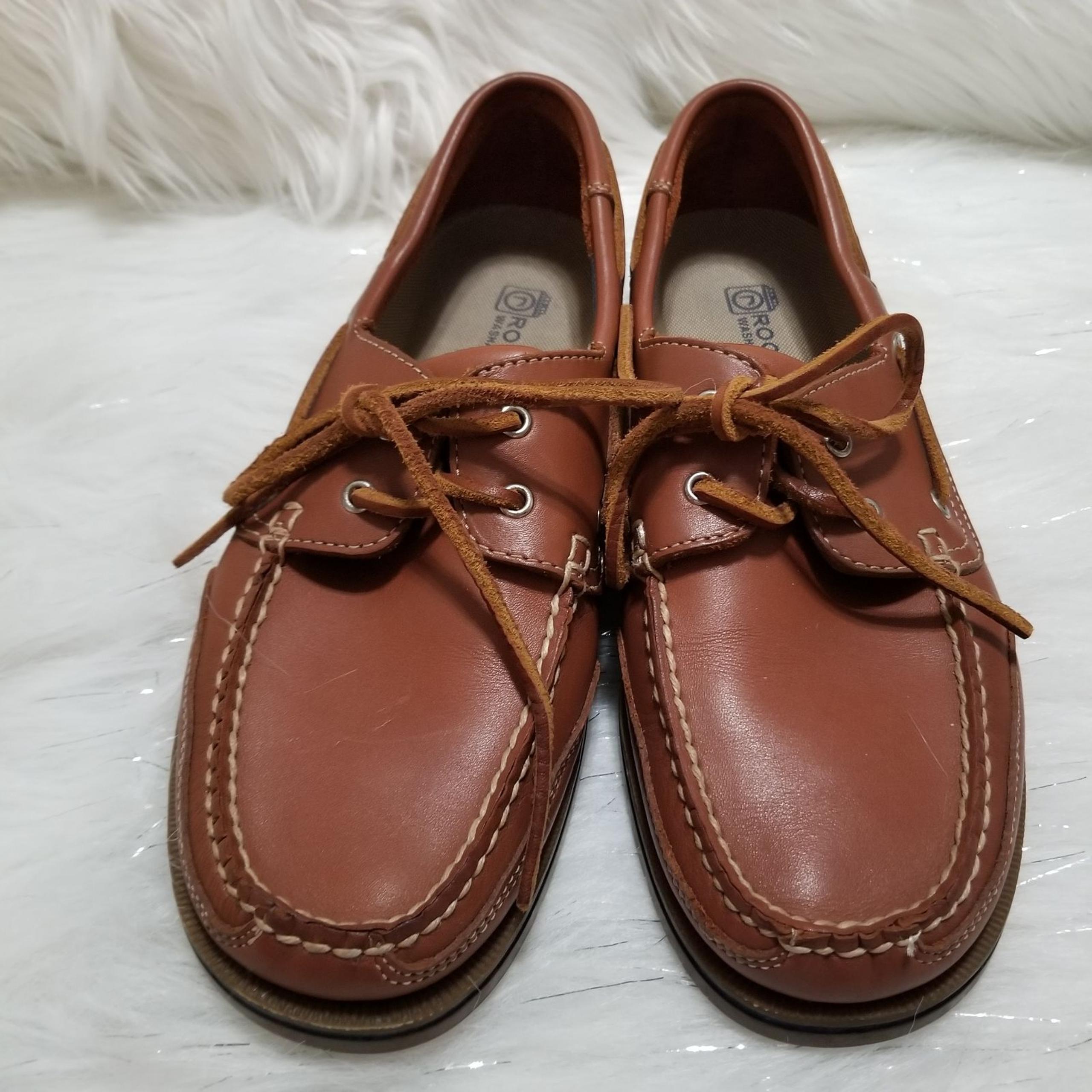 rockport boat shoes for men