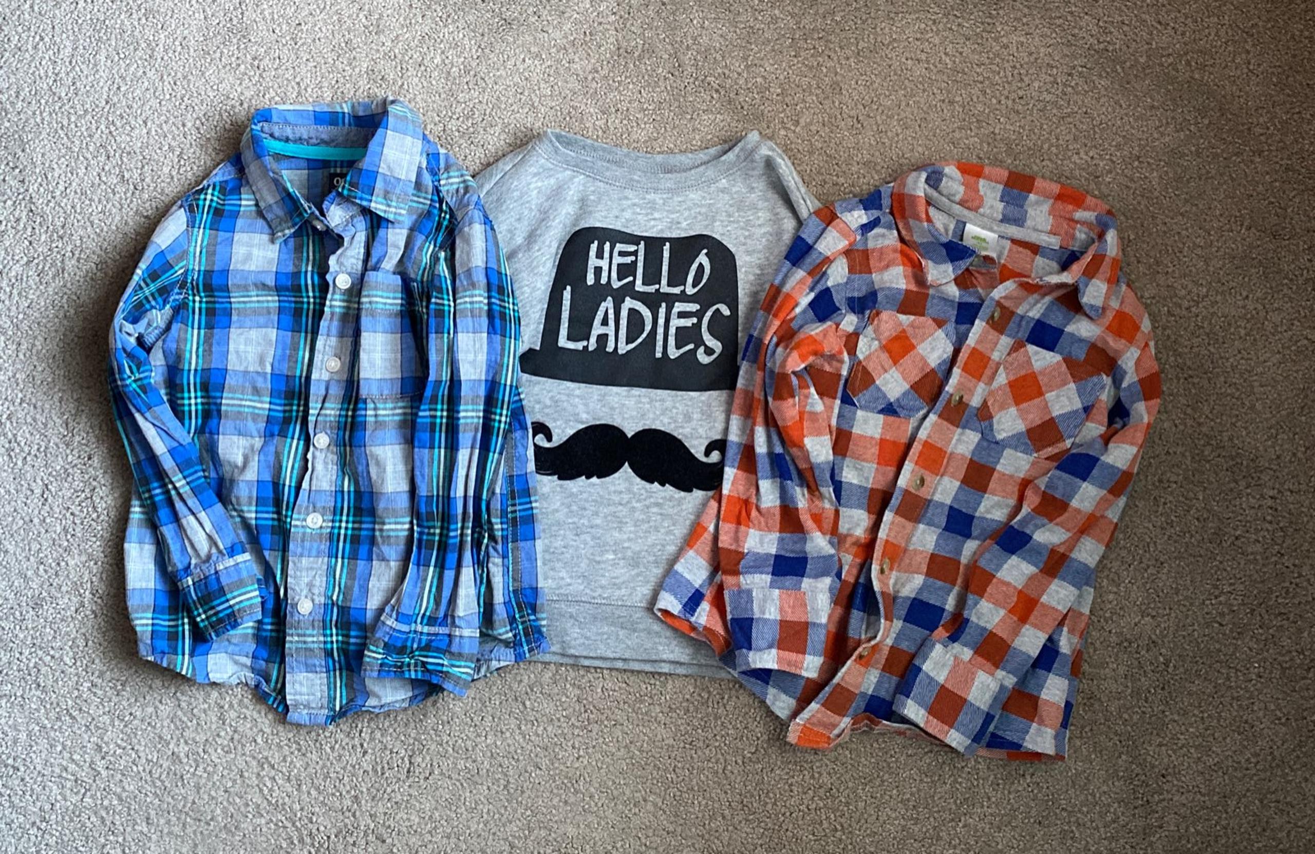 Boys Long Sleeve Shirt Bundle 4t