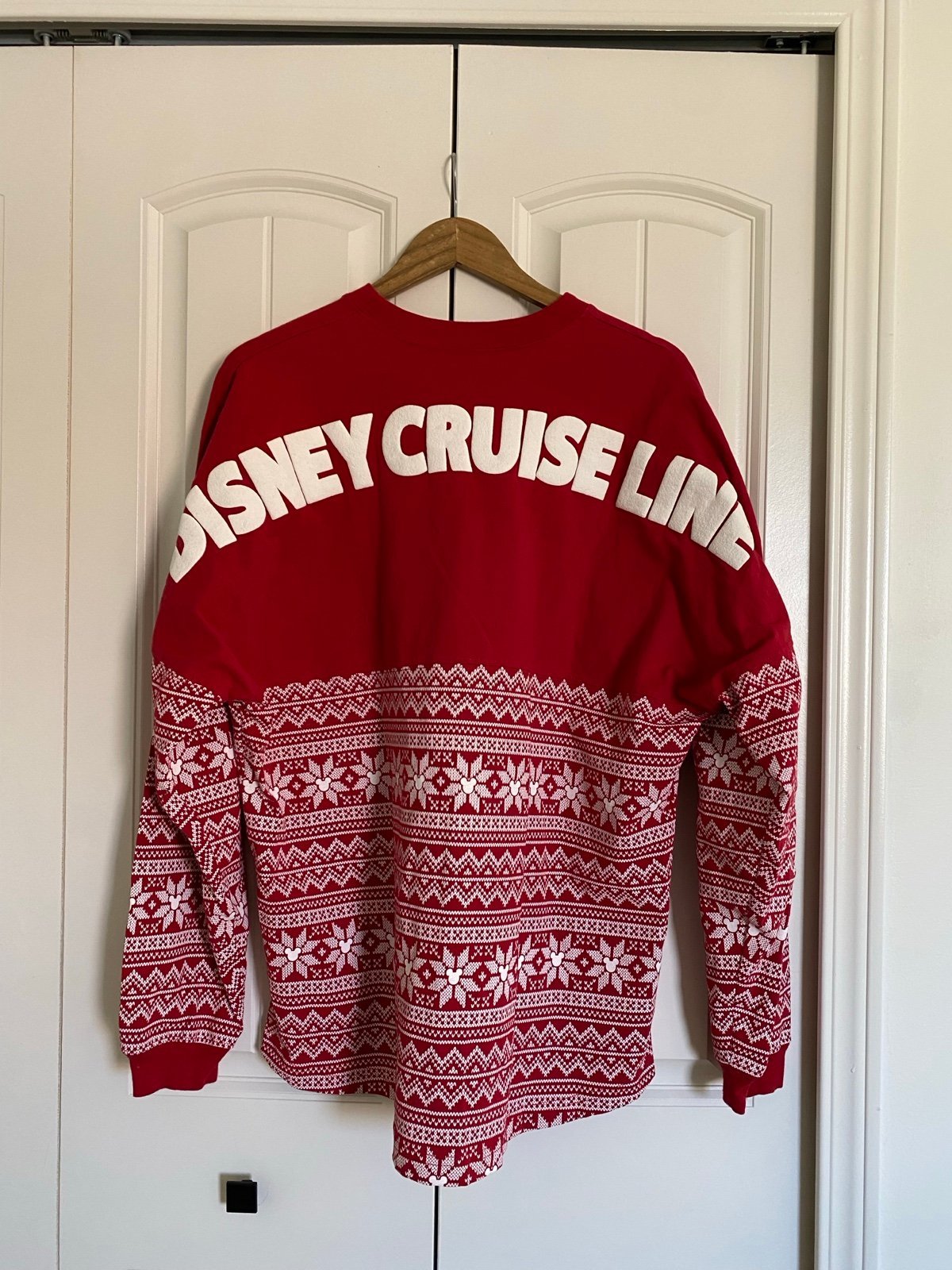 Disney Cruise Line L Winter Nordic Spirit Jersey NWOT