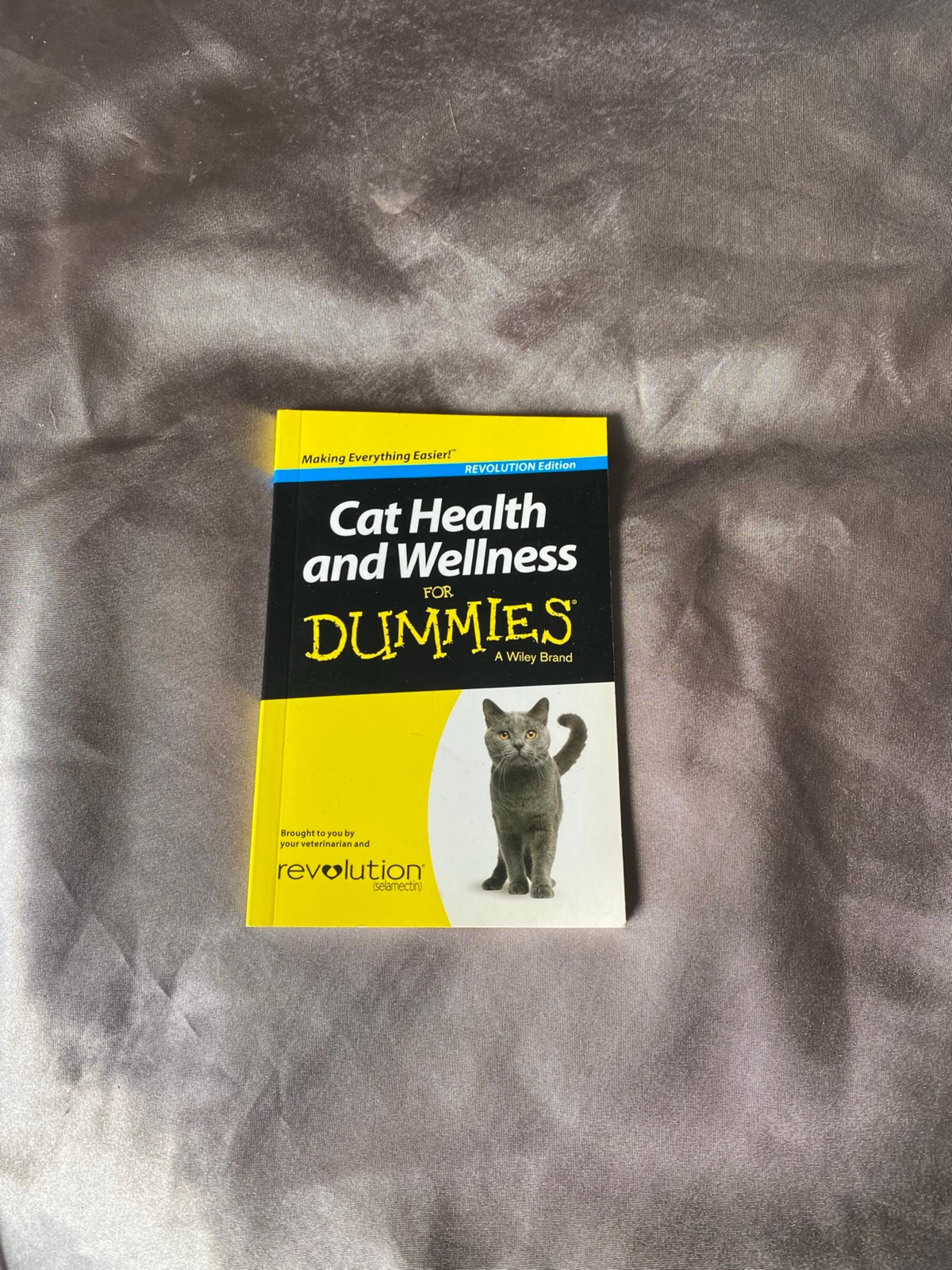 Cat Health and Wellness for Dummies book