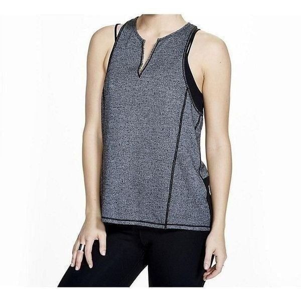 Vimmia NWT Devotion Open Back Tank in Gray/Black Size M