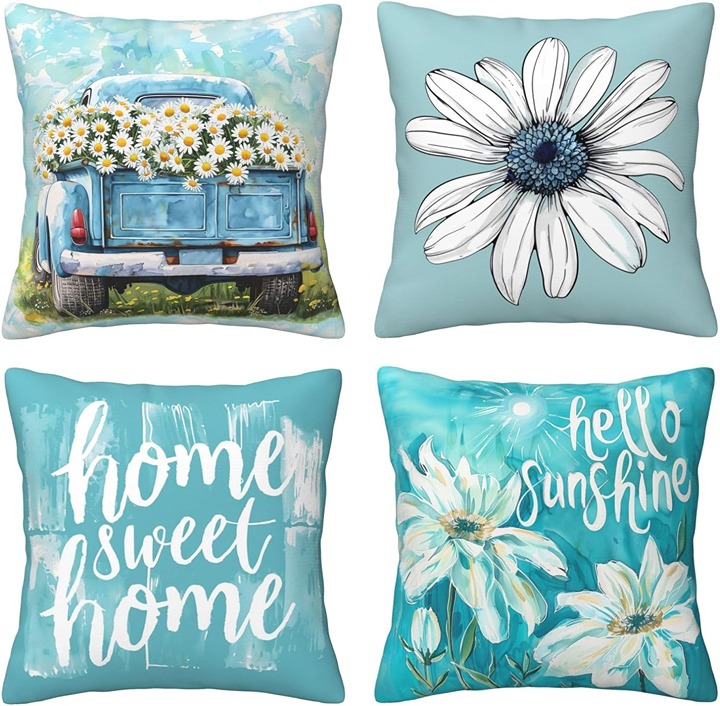 Hello Sunshine Sweet Home Pillows covers