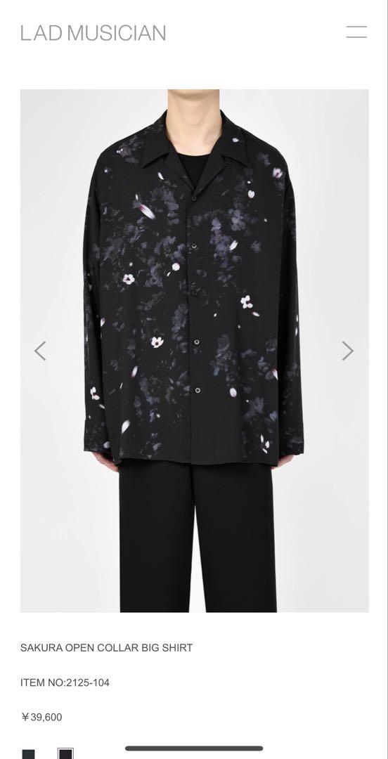 SAKURA OPEN COLLAR BIG SHIRT 44
