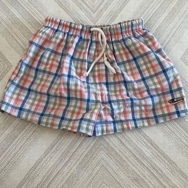 Jacadi Boys Checkered Swim Trunks