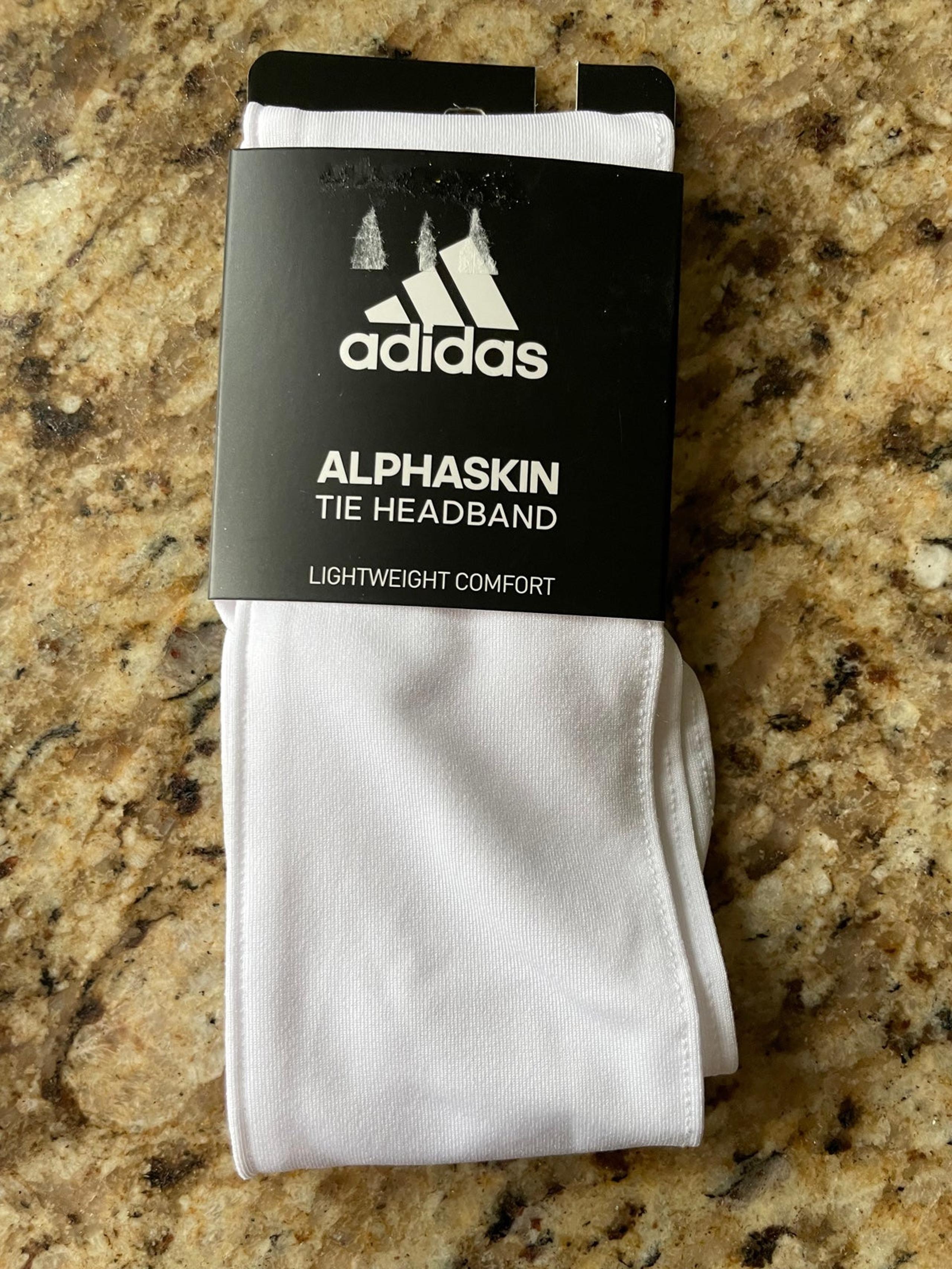 ADIDAS alphaskin tie headband