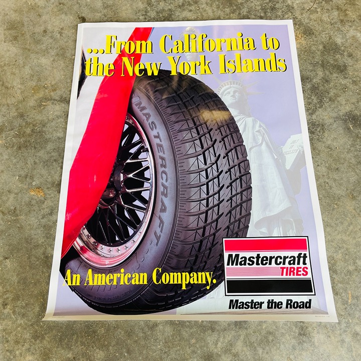 Automotive Mastercraf NEW Vintage Mastercraft 1990s Automotive Poster