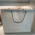 Balmain White Paper Gift Shopping Bag with Rope Handle L 20.7 x D 8 x H 16.5